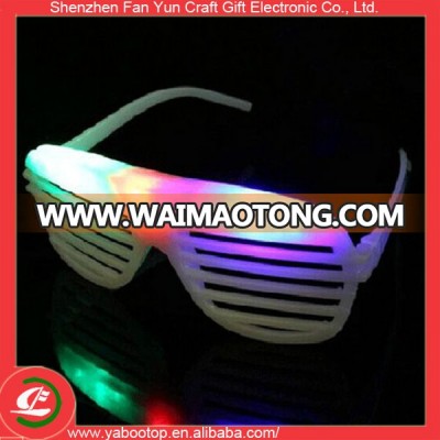 Creative Glow in the dark glasses plastic glowing eye party led glasses