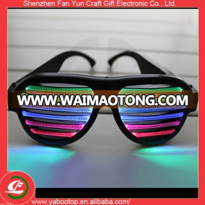 hot selling flashing light up led party glasses