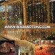 Xmas Outdoor Lights 300 LED Curtain Lights Christmas String Lights for Indoor Lawn Garden Home Party Decoratio HNL099